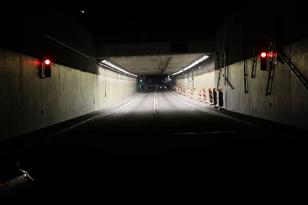 Tunnel Neckartailfingen (D) 220 LED Tunnelleuchten